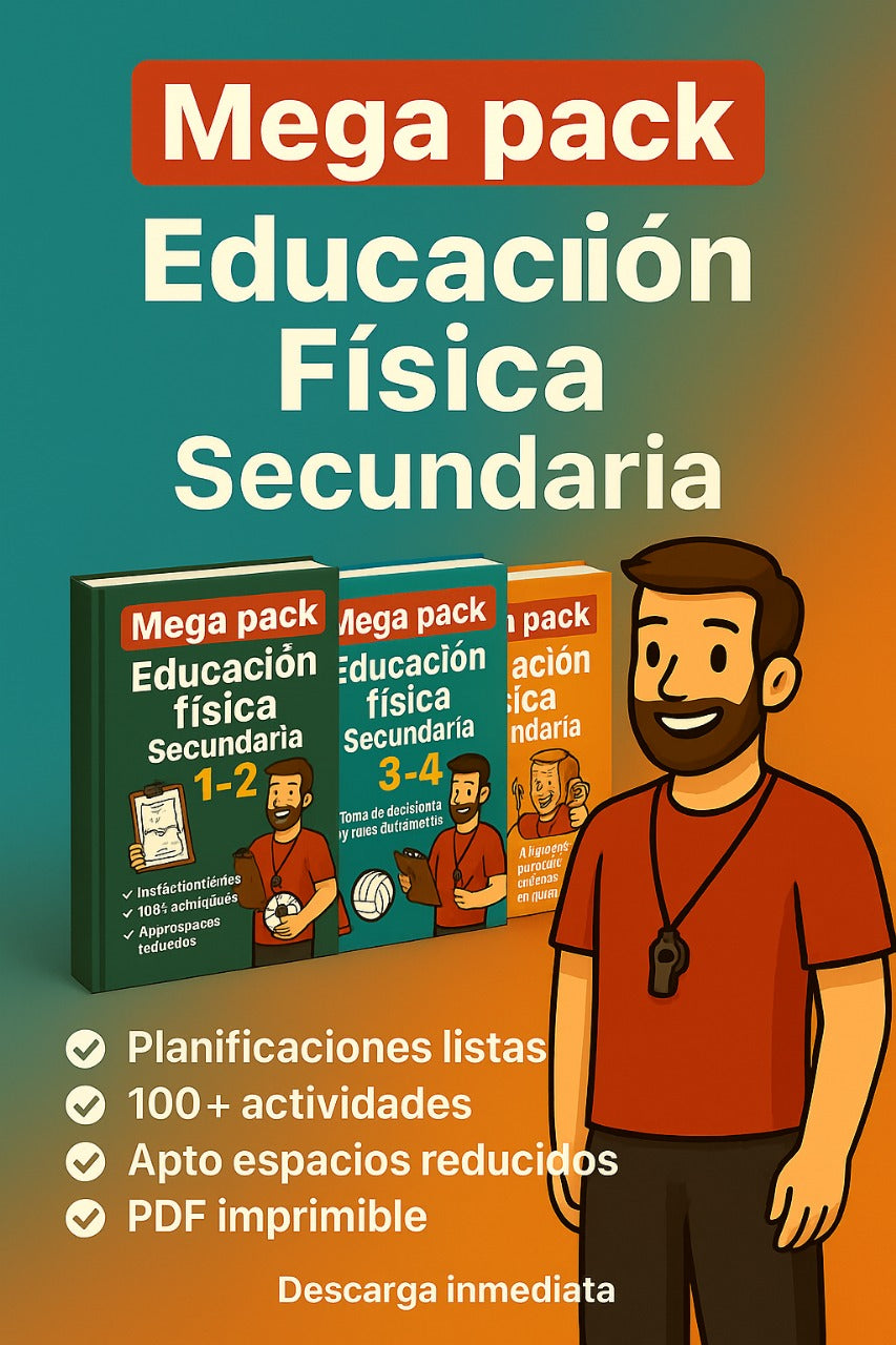 Mega PACK ED FISICA (12 Niveles + Bonos Gratuitos)