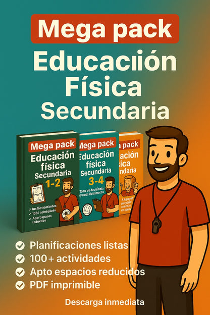 Mega PACK ED FISICA (12 Niveles + Bonos Gratuitos)